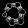 Sterling Silver Napier Hollow Link Bracelet With Bolt Clasp