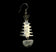 Sterling Silver Mexico Fish Bone Articulating Earrings