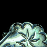 Antique Victorian Silver Brooch with Bird Motif / Repoussé