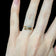 18K Yellow Gold Three Diamond Bypass Ring - Tiffany Snake Ring Inspired Size 4 3/4