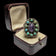 Mexican / Navajo Style Sterling Ring Turquoise & Amethyst