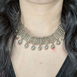 Sterling Silver Collar Necklace With Bolt Clasp