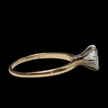 14K Yellow Gold 1.15 CT Brilliant Cut Natural Solitaire Diamond Engagement Ring Size 7