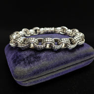 Designer John Hardy Sterling Silver Rolo Dot Bracelet