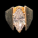 14K Cubic Zirconia Vintage Ring High Marquise Style Setting
