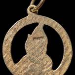 10K Yellow Gold Praying Hands Pendant