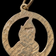 10K Yellow Gold Praying Hands Pendant