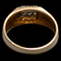 10-14K Yellow Gold Men's Diamond Cluster Ring Size 8 3/4
