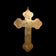 Large Antique Italian Micro Mosaic Cross Pendant - Pope Photo