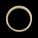 10K Yellow Gold Flat Edged Simple Band Size 5 3/4 5mm