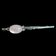 Rose Quartz Bar Brooch Sterling Silver