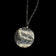 Silpada Triple Strand Hammered Disk Pendant Necklace Sterling