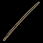 9CT Yellow Gold Double Chain 32" Long Statement Necklace