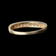 14K Gold Channel Set Diamond Ring Size 5 1/2
