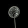 Charles Horner Sterling Silver & Enamel Art Nouveau Articulating Head Hat Pin 10"