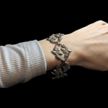 Sterling Silver Oak Leaf & Acorn Branch Link Bracelet