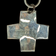 Sterling Silver Silpada Virtuosity Cross Toggle Clasp Necklace