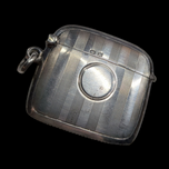 Sterling Silver Vesta Case / Match Safe Birmingham England Hallmarked