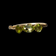 14K Yellow Gold Peridot Hoop Earrings