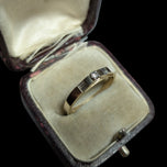 14K Yellow Gold Diamond Solitaire Ring / Band with Baguette Cut Diamond Shoulder Size 7 3/4