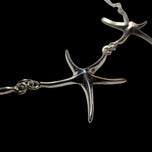 Sterling Silver Starfish Statement Necklace