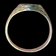 9K Gold and Diamond Cluster Signet Style Vintage Ring Wood Grain Design