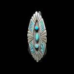 Sterling Silver & Turquoise Ring Navajo