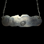 Sterling Silver Fighting Ferret / Weasel / Badger & Snake Black Onyx Pendant Necklace
