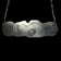 Sterling Silver Fighting Ferret / Weasel / Badger & Snake Black Onyx Pendant Necklace
