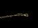 10K Yellow Gold Chain Link Bracelet with Hearts & Diamond