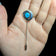 Sterling Silver Natural Turquoise Native American Stick Pin