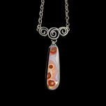 Sterling Silver & Noreena Jasper Lavalier Drop Pendant