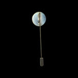 Sterling Silver Natural Turquoise Native American Stick Pin