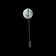 Sterling Silver Natural Turquoise Native American Stick Pin
