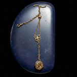 Antique Victorian Gold Filled Watch Fob Accessory With Sphere GAD & Co