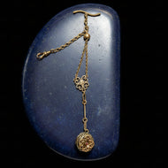 Antique Victorian Gold Filled Watch Fob Accessory With Sphere GAD & Co