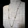 Sterling Silver Cube Link Chain Necklace with Silver Spheres