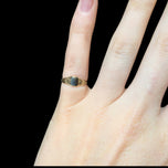 10K Yellow Gold Baby / Pinky Scrollwork Signet Ring Size 3