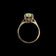 10K Yellow Gold Oval Cut Lime Green Spinel Ring Size 5 3/4