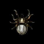 Vintage 1940's Trifari "Jelly Belly" ALFRED PHILIPPE Vermeil Sterling Silver Lucite Spider Clip / Pin / Brooch