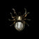 Vintage 1940's Trifari "Jelly Belly" ALFRED PHILIPPE Vermeil Sterling Silver Lucite Spider Clip / Pin / Brooch