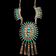 Sterling Silver Evonne Hustito Turquoise Necklace Sleeping Beauty