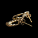 14K Gold Hinged Drop Earrings