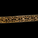 Antique 9CT Gold Ivy Leaf Filigree Bar Hair Clip / Pin