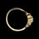 14K Yellow Gold Opal Flower Cluster Ring Size 7 1/4
