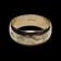10K Yellow Gold Flower / Floral Stamped Band 8mm Size 9 1/2