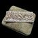 Signed "Shingled Roof" Sterling Silver Brutalist Brooch