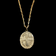 Antique Gold Filled Victorian Double Sided Locket With Cross