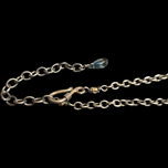 Sterling Silver & Labradorite / Blue Topaz Necklace