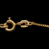 14K Yellow Gold Sapphire Necklace 18"